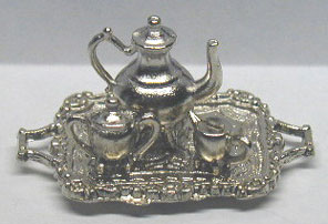 NCRA0115 - S/4 Old Silver Tea Set