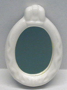 NCRA0147 - Oval Bath Mirror - Ceramic