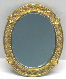 NCRA0148 - Oval Victorian Gold Mirror