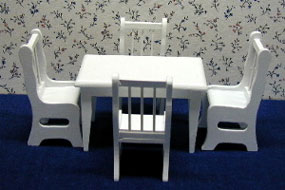 NCRB021OK - 5Pc Oak Table/Chair Set