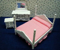 NCRB024 - Mahog 3Pc Bedroom Set
