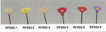 NCRFS02-2 - Daisy Stems - Yellow, Set of 12