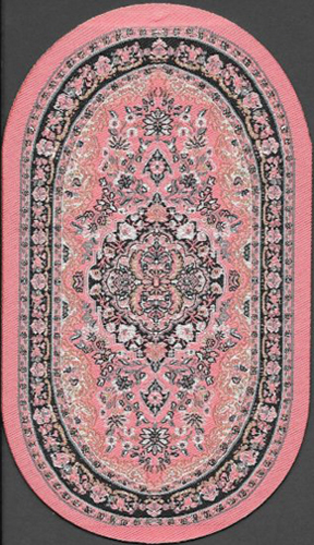 NCSK107-13 - Turkish Woven Rug, 5.5 x 3.5 Inches