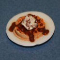 RND157 - Waffle Plate with Ice Cream