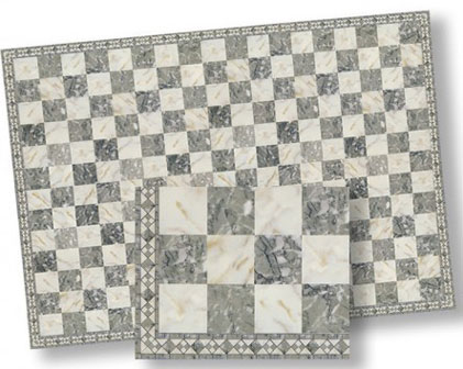 WM24740 - 1/2 Inch Scale Faux Marble, 1 Piece