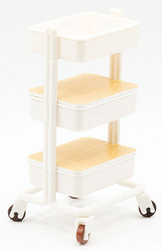 ART408 - Mini Mobile Cart, White, Kit