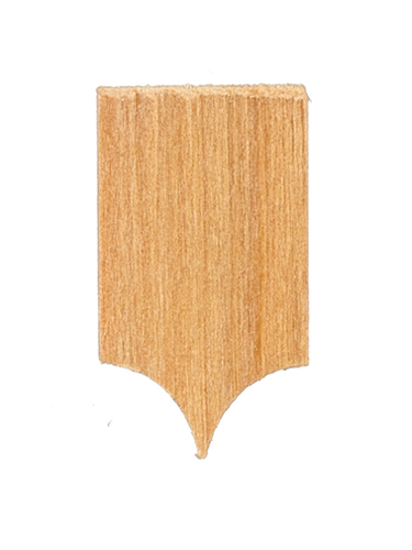 AS58A - Rounded Point Cedar Shingles, 2-1/2 Square Feet, Approximately 500 Pieces
