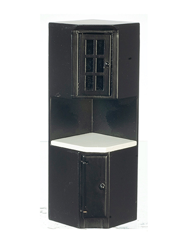 AZT5842 - Corner Cabinet, Black