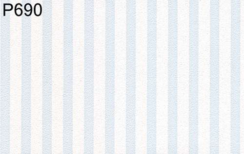 BH690 - Prepasted Wallpaper, 3 Pieces: Blue/White Stripe