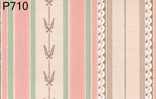 BH710 - Prepasted Wallpaper, 3 Pieces: Salmon Egyptian Str