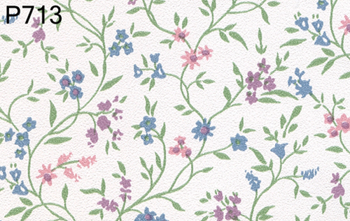 BH713 - Prepasted Wallpaper, 3 Pieces: Floral Vine
