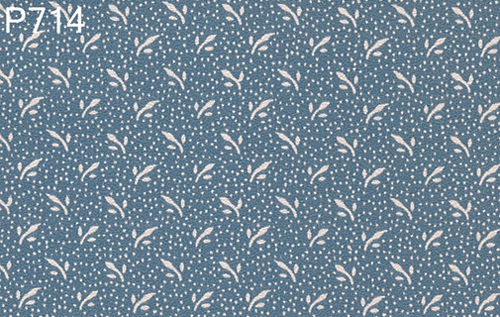 BH714 - Prepasted Wallpaper, 3 Pieces: Snow On Blue