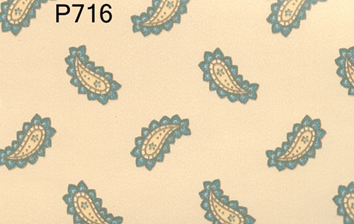 BH716 - Prepasted Wallpaper, 3 Pieces: Paisley On Gold