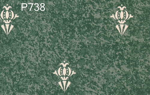 BH738 - Prepasted Wallpaper, 3 Pieces: Mottled Green Fantasy