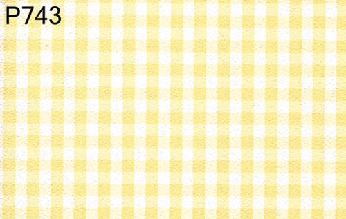 BH743 - Prepasted Wallpaper, 3 Pieces: Sunflower Yellow Gingham
