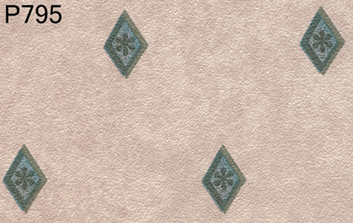 BH795 - Prepasted Wallpaper, 3 Pieces: Emerald Diamonds