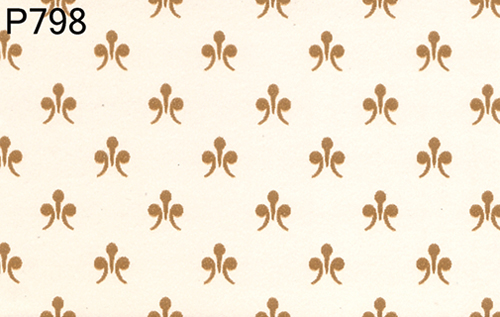 BH798 - Prepasted Wallpaper, 3 Pieces: Gold Apostrophes