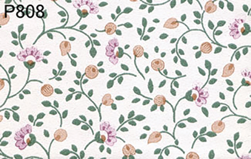 BH808 - Prepasted Wallpaper, 3 Pieces: Floral Vine