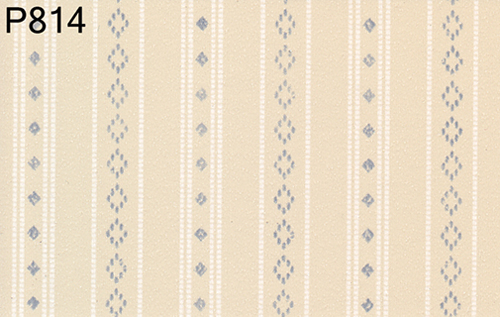 BH814 - Prepasted Wallpaper, 3 Pieces: Beige Diamond Stripe