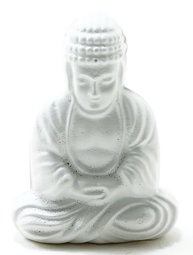 MUL5218B - Sitting Buddha-White