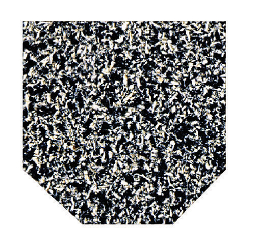 WN441 - Black/White Granite Hexagon Asphalt Shingles, 1 Square Foot