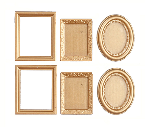 AZG7513 - Assorted Gold Frames/6