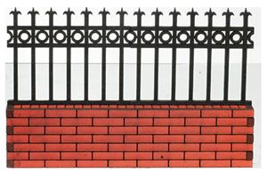 AS170DBL - 6 Inch Long Fence Section