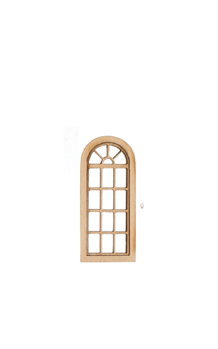 AS2169HS - 6 Over 6 Palladian Window, 1/2 Inch Scale