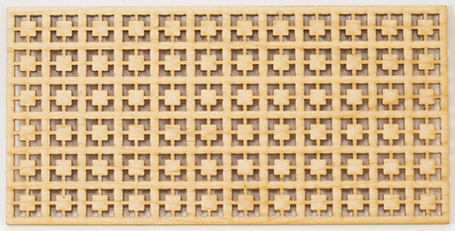 AS2210 - Window Lattice: Square, 2-1/2 x 5 x 1/16 Inches Maple