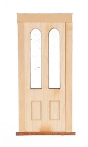 AS2314HS - 2 Glass Cutout Door, 1/2 Inch Scale