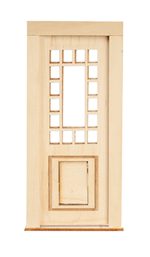 AS2319PET - 17 Light, 2 Panel Door with Pet Door