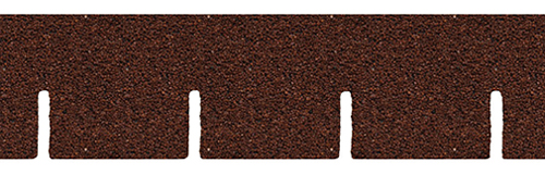 AS4002 - Red Square Asphalt Shingles, 157 Square Inches