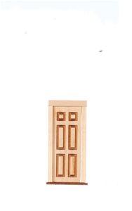 AS457HS - Interior Door, 6 Raised Panels, 1/2 Inch Scale