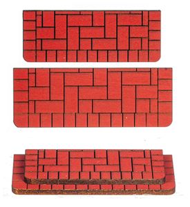 AS551DBL - Brick Steps: Set of 3 Inch and 4 Inch Steps