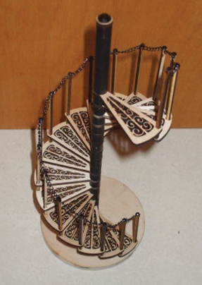 AS84HS - 1/2 Inch Spiral Staircase