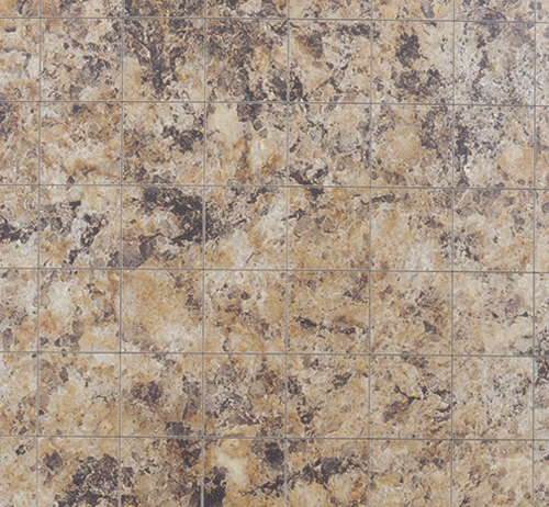 ASFORM009B - 3/4in Squares  FORMICA Floor, Giallo Granite