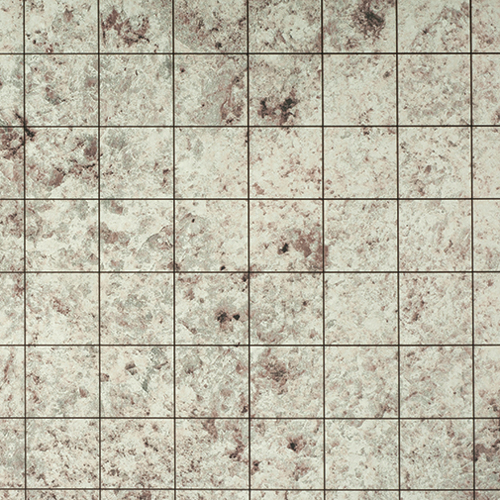 ASFORM010 - 1in Square FORMICA Floor, White Juparana