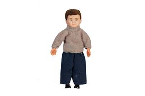 AZ00015 - Boy Doll With Outfit, Brunette