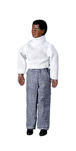 AZ00028 - Father Doll With Outfit, Black
