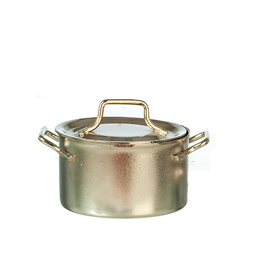 AZB0108A - Large Pot With Lid, Nickel
