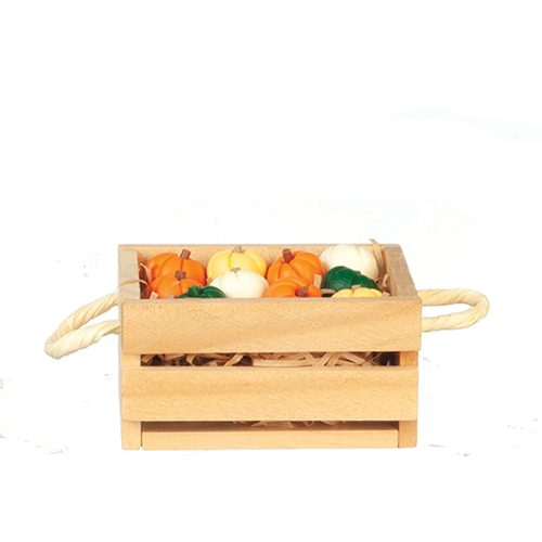 AZB0127 - Crate With 10 Pumpkins