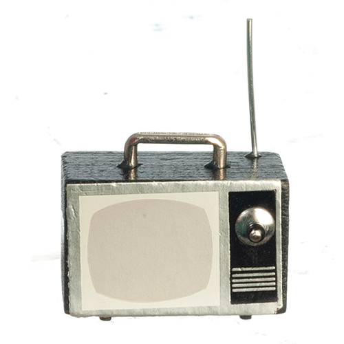 AZB0154 - Small Black Television Set