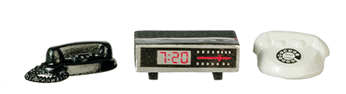 AZB0201 - Clock Radio, 2 Phones
