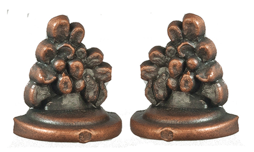 AZB0366 - Bookends, Antique Bronze