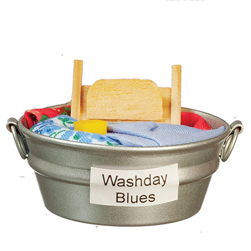 AZB0444 - Washtub W/Laundry