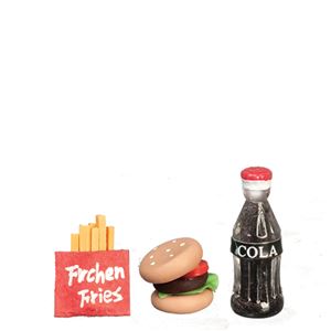 AZB0463 - Hamburger/Fries/Cola/S/4