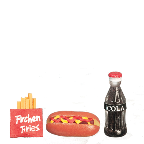 AZB0464 - Hot Dog/Fries/Cola/Str/4