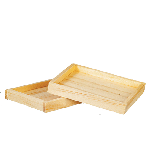 AZB0517 - Wooden Trays/Set/2
