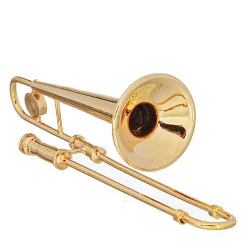 AZB0575 - Brass Trombone/Cas/3.15In