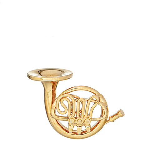 AZB0590 - Brass Bass Horn/Cas/1.2In